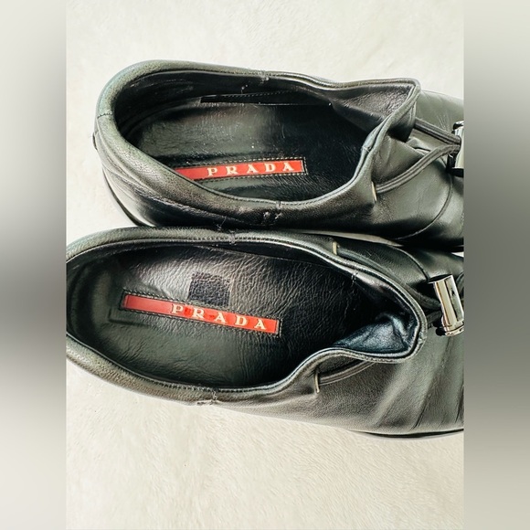 Prada Toblach Men’s Leather Sneakers Size 37 - Picture 8 of 11